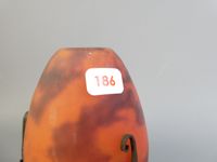 ROBJ Paris. Petite lampe veilleuse en fer forgé et verre ora… (photo 5)