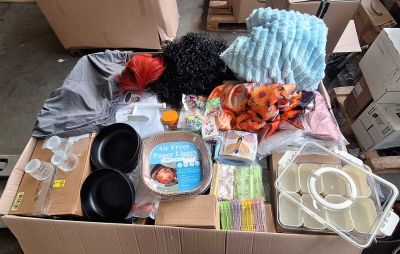 32 / 1 palette de 98 kg de mix (perruques, papiers cui… - Photo 1