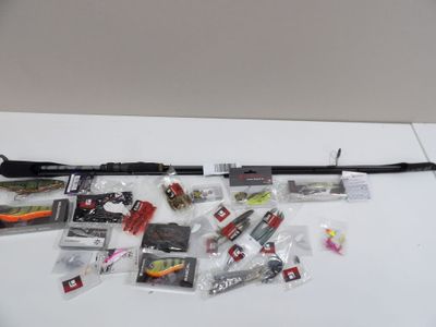 Pêche : lot comprenant une canne à pêche au leurre Caperlan … - Photo 1