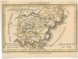 une vieille carte de l'Angleterre et de l'Irlande indiquant les noms des villes
