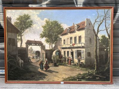 Léon LEGAT : "Le relais de Poste".
