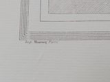 a picture of a drawing of a square on a piece of paper