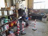 a room with a lot of items and tools in it