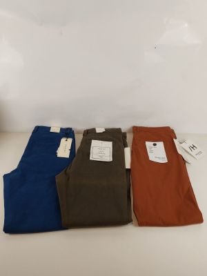 Lot de 3 Pantalons Chino SELECTED HOMME - Slim Fit Ce lot co…