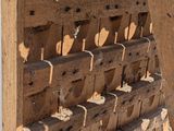 a lot of wooden boards stacked on top of each other