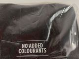 a black bag with no added colourants on it
