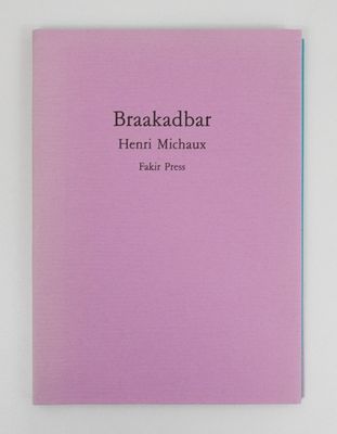 a pink book with the title braakadbar written on it