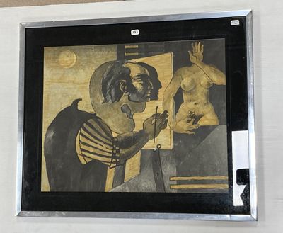 une image d'un tableau sur le mur d'un bâtiment