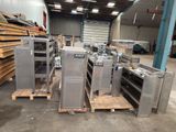 many different types of machines in a warehouse