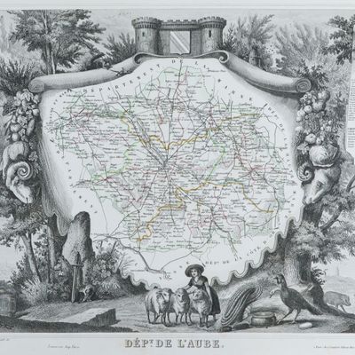 une grande carte de l'État de Caroline du Sud exposée