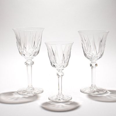 SAINT LOUIS Service de verre modèle "Provence" en cristal ta…