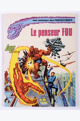 la couverture de la première bande dessinée française, « Le Pesseur fou »
