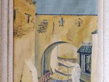 a picture of a painting on the wall of a building