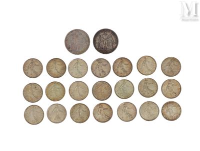 an image of a pile of coins sitting on top of a white surface