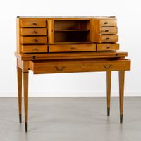 Bureau de dame ou « Bonheur du Jour », de style Louis XVI, v… (photo 3)