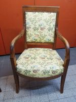 Paire de fauteuils en merisier accotoirs terminé par des têt… (photo 5)