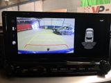 a picture of a car ' s rear view camera on the dashboard