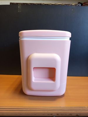 1 Mini frigo de couleur rose pastel - modèle AAD-4LA - de marque WANNY - Photo 1