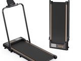 un tapis de course équipé d'un support pour téléphone sur le dessus