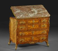 COMMODE A TRNASFORMATIONS en placage de bois de violette et …