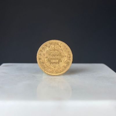 Pièce de 20 francs or (1857) Poids : 6,4 g - Photo 1