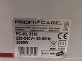 a close up of the back end of a white car with a price label on it