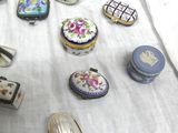 a table with a lot of different items on it