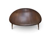 an image of a wooden coffee table on a white background