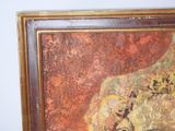 a picture of a painting of a woman on a wall