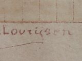 an image of a drawing of a building with the word louriger written on it