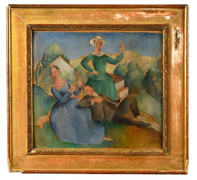 Pedro PRUNA (1904-1977) Danse champêtre, 1921