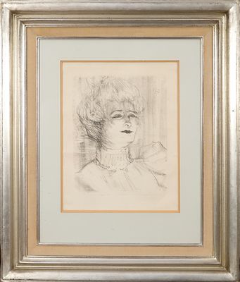 l'image d'un dessin représentant une femme avec un chapeau