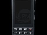 Le téléphone Verizon est noir et son écran est noir.