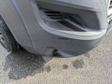 a close up of the front bumper of a car