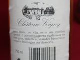 a bottle of wine sitting on a table with a barcode on it