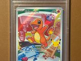 une carte à collectionner Pokémon sur laquelle figure l'image d'un personnage Pokémon