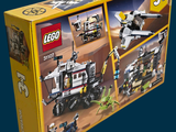 a box of legos with a picture of a space shuttle