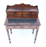 Bureau à gradin en acajou et placage d'acajou - H. (photo 2)