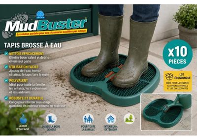 the mud busterer is a great way to remove dirt from your feet