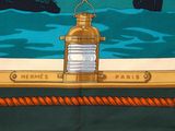 an image of a painting of a lantern on a boat