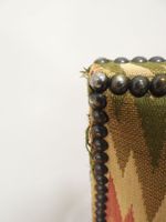 PAIRE DE FAUTEUILS à haut dossier en chêne mouluré et sculpt… (photo 4)
