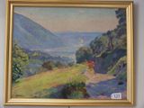 a picture of a painting hanging on a wall