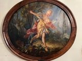 une image d'un tableau sur le mur d'une pièce