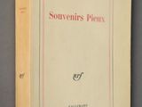 the book cover of souvenir ' s plex is shown on a gray surface