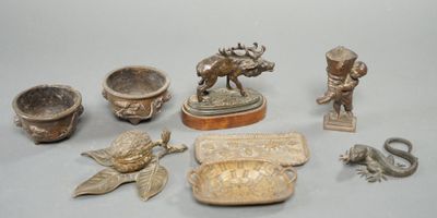 a lot of metal items that are on a table