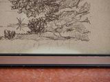a picture of a drawing of a tree in a picture frame