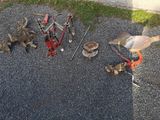 a lot of tools that are sitting on the ground