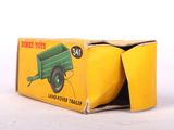 a yellow box with a green truck inside of it