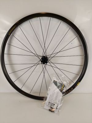 a close up of a bicycle wheel on a white surface