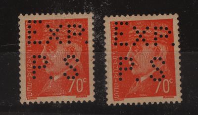 deux timbres sur lesquels figurent un homme et une femme